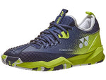 YONEX Men's FusionRev 4 All-Court Tennis Shoes, Lime/Navy (US Size 12)