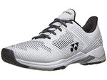 YONEX Men's Power Cushion Sonicage 2 Wide Tennis Shoes, White (US Size 13)