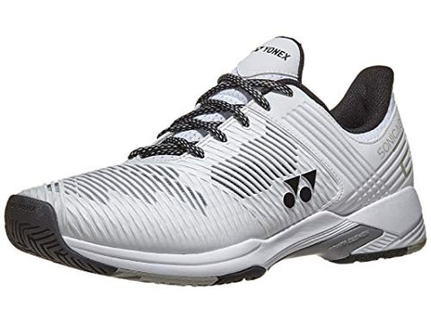 YONEX Men's Power Cushion Sonicage 2 Wide Tennis Shoes, White (US Size 11)