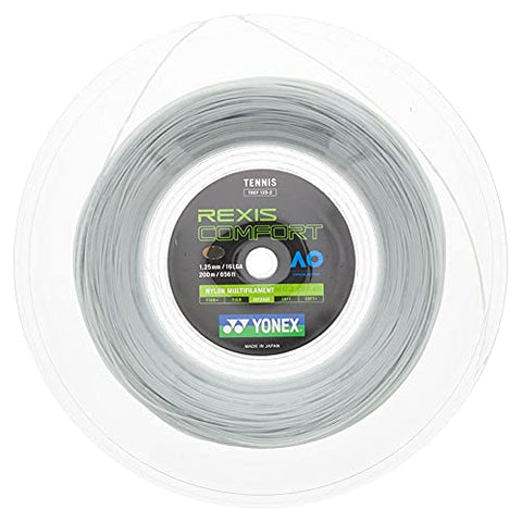 YONEX Rexis Comfort 125 / 16L Tennis String Reel (200m/656ft) (Cool White)