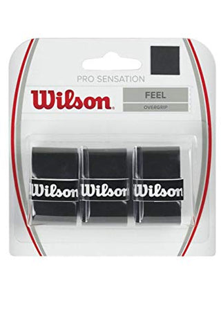 Wilson Pro Overgrip Sensation 3 Pack Black