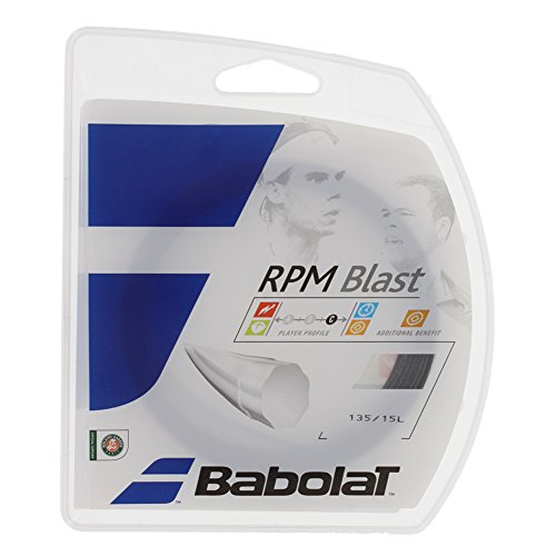 Babolat RPM Blast (16-1.30mm) Tennis String Reel (Black) – Premier Tennis  Plus