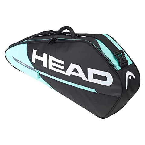 HEAD Tour Team 3R Racket Bag, Black/Mint, One Size