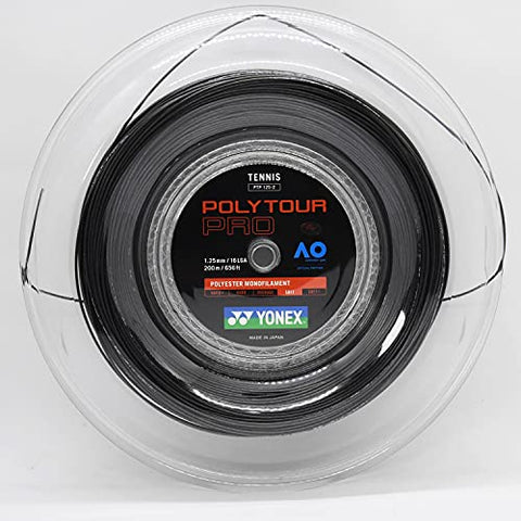 Yonex PTP125GRR Poly Tour Pro 1.25/16L Tennis String Reel Graphite