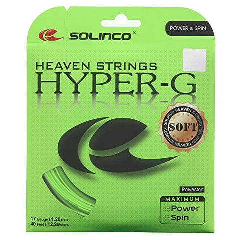 Solinco Hyper-G Soft Tennis String (17 Green)