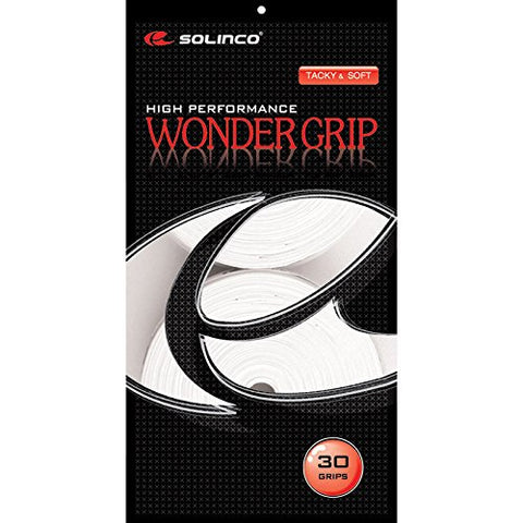 Solinco Wonder Grip Overgrip (30-Pack) - White